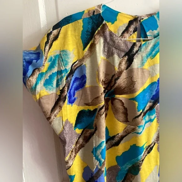 Vintage Colorful Abstract Top - Picture 3 of 6